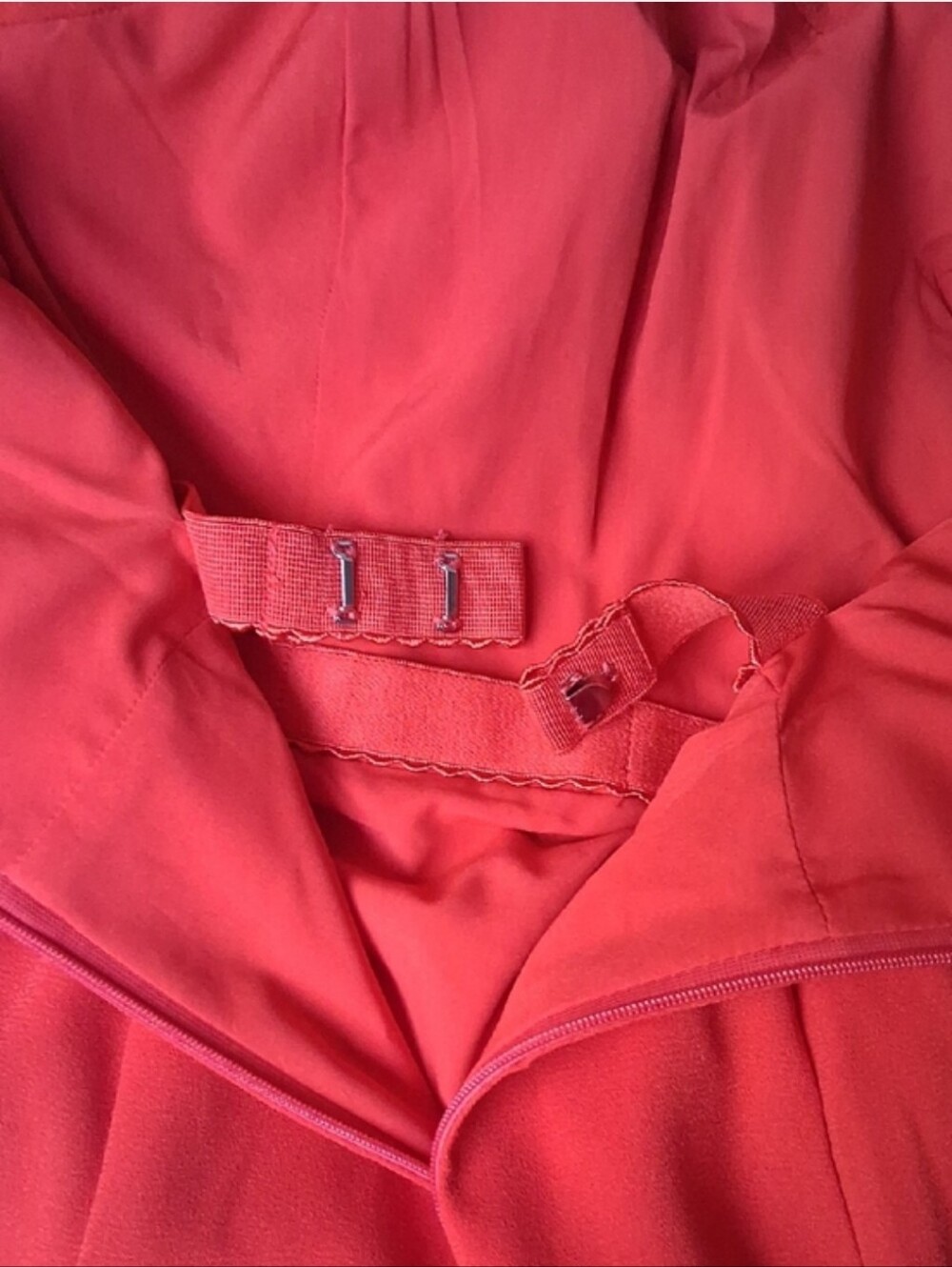 ANTONIO MELANI x Elizabeth Damrich Red Strapless Draped Evening Dress 12 - Picture 7 of 11